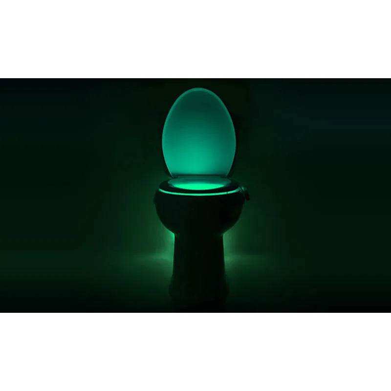 Veilleuse LED pour cuvette de toilettes - Multicolore-9