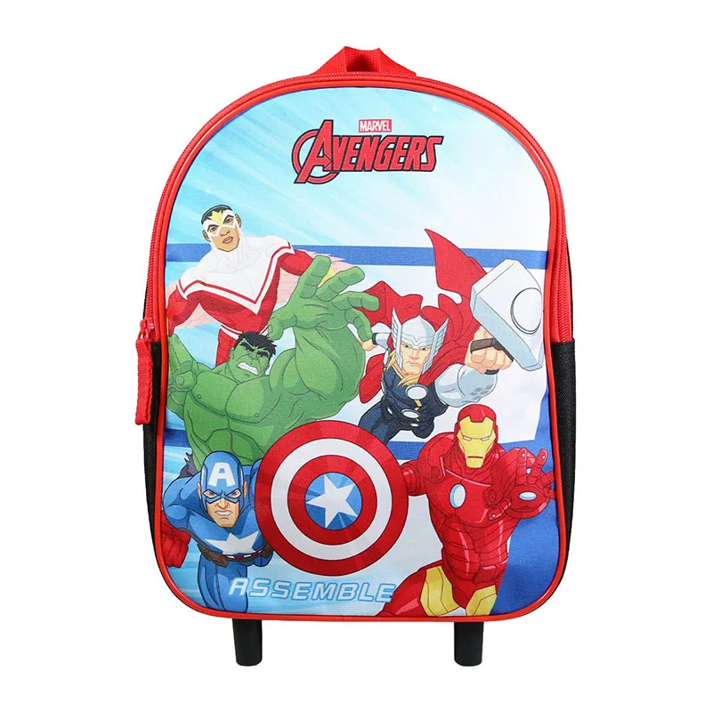 Sac à dos à roulettes maternelle Avengers Multi./Rouge - 25x31cm-0