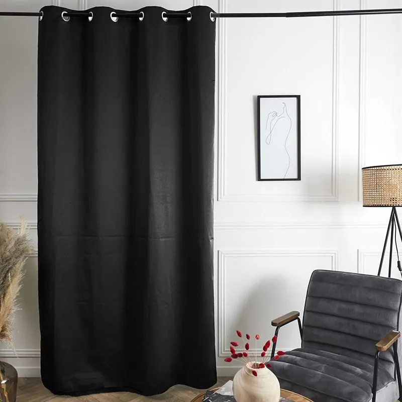 Rideau Thermique isolant Noir - 135x240cm-0