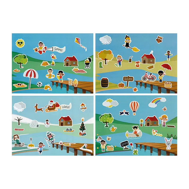 Maxi Pack Gommettes Les 4 Saisons 960pcs - 3+-1