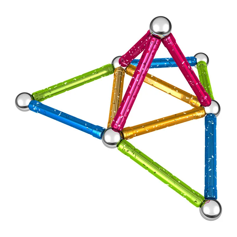 Jeu de construction magnét. Glitter 30pcs - 3+-7