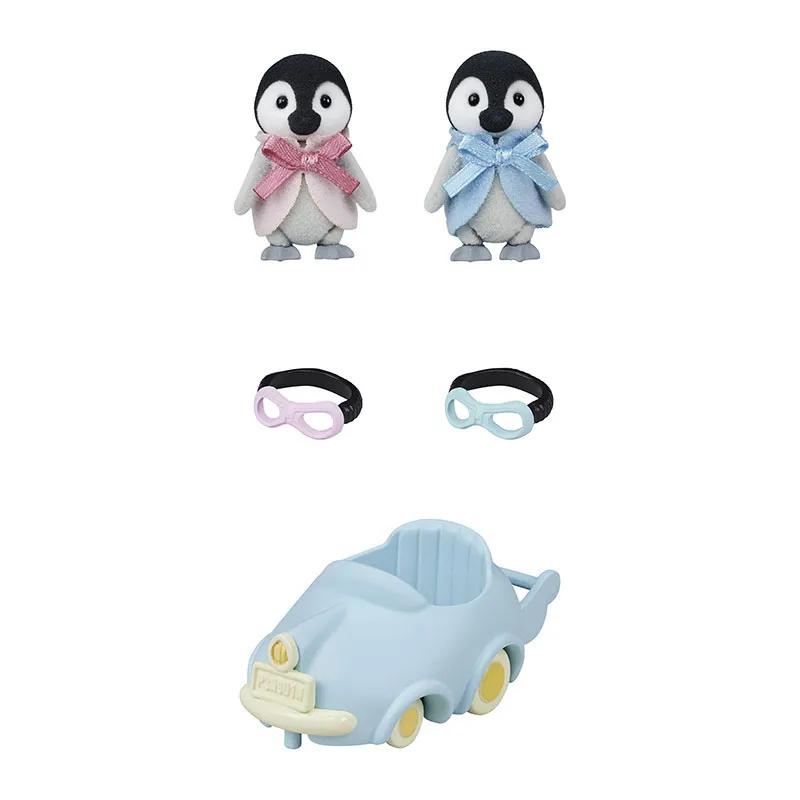 Jumeaux pingouin & voiture - 5pcs-1