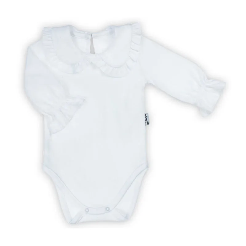 Body ML col claudine Carreaux écossais - Blanc-0