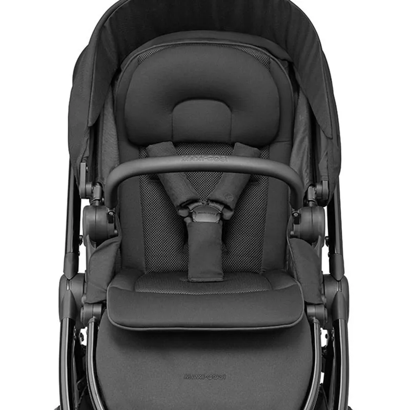 Trio Poussette Compacte Adorra2 Twillic Black + Cosi Pebble Pro sans base + Nacelle Oria - 0m+-4