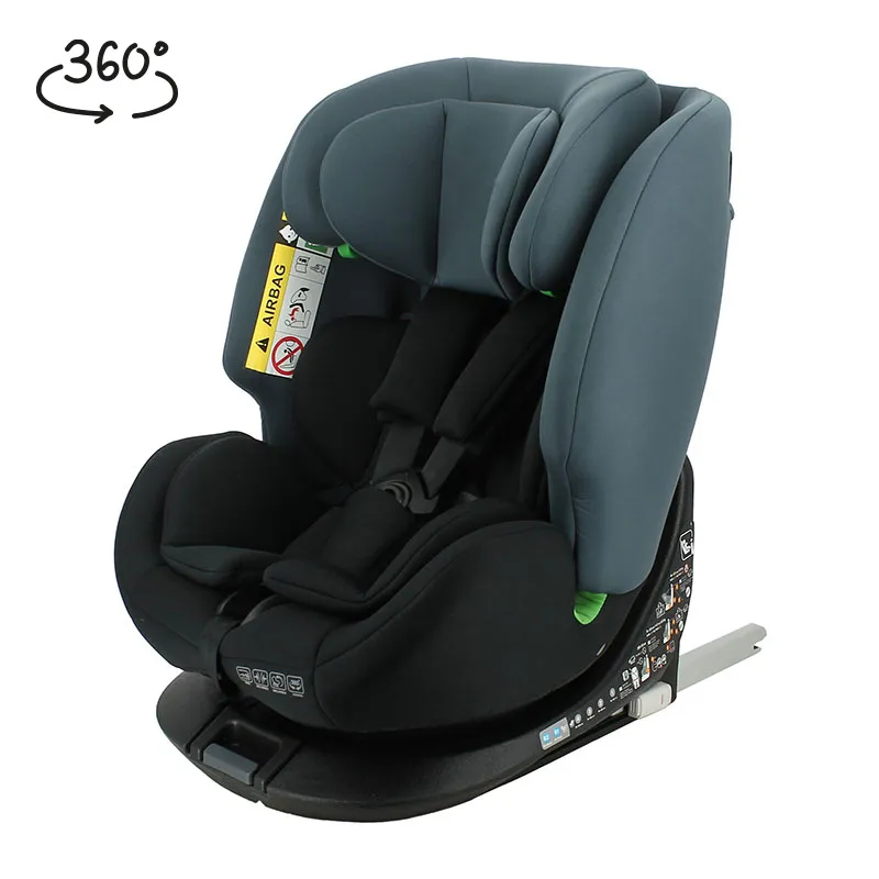 Siège-auto 360° I-Size/Isofix Icone 40-150cm - Gris-0