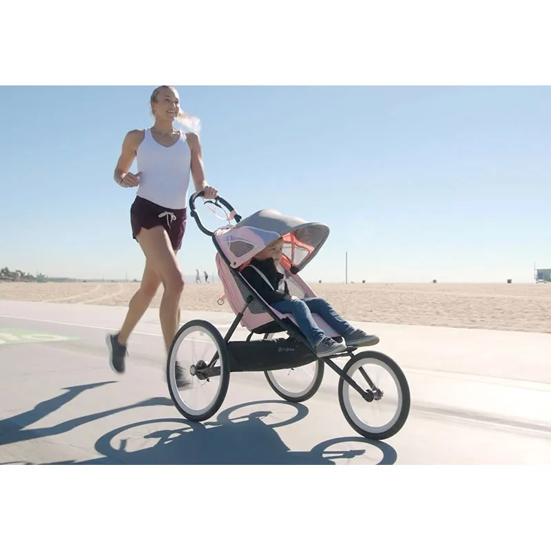 Poussette Running Avi Black Pink/Silver Pink - 6m+-13