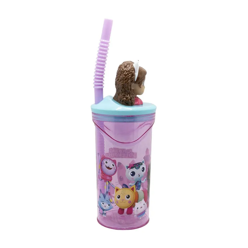 Gobelet avec paille Gabby et la Maison Magique 3D - 360ml-2