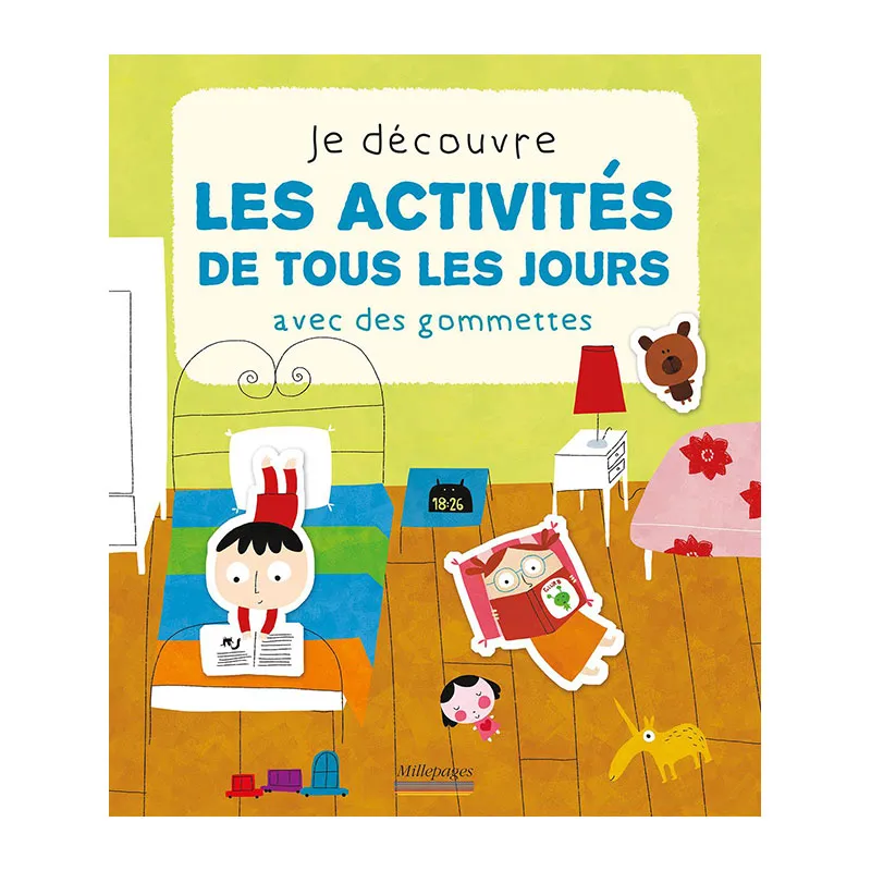 Je découvre les activités de tous les jours avec des gommettes - 4+-0