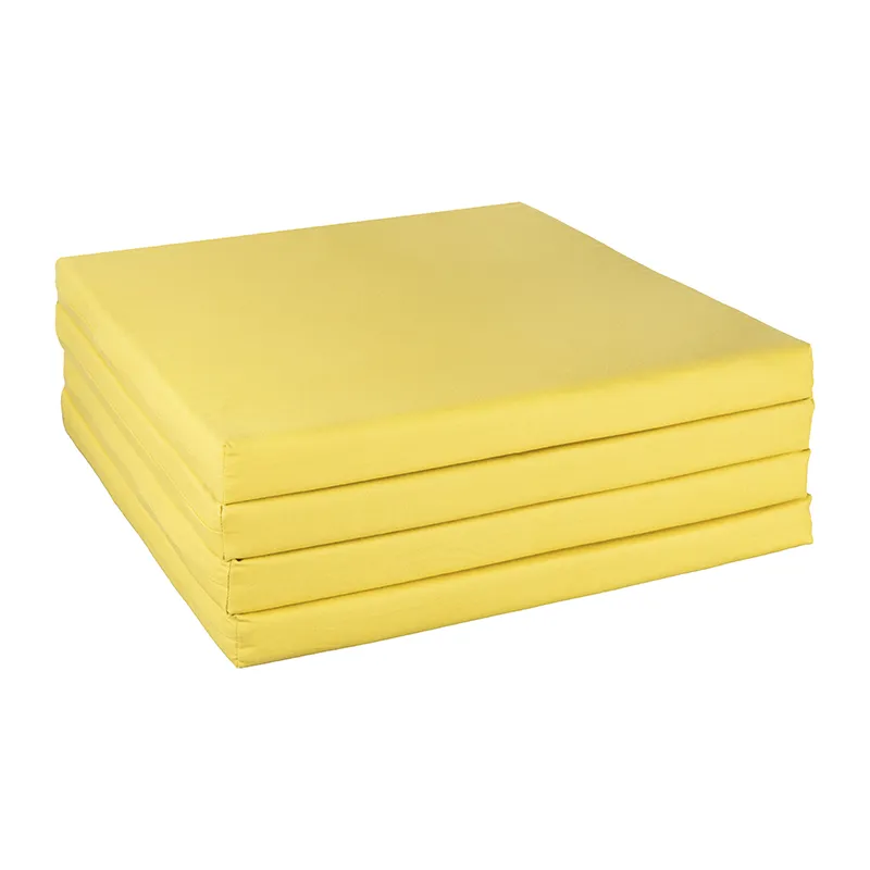Tatami pliant Jaune - 120x120x6cm-0