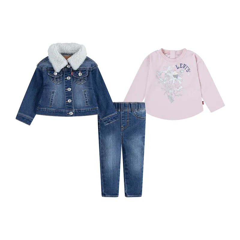 Ensemble 3 pcs Sherpa Bébé - Lotus-0