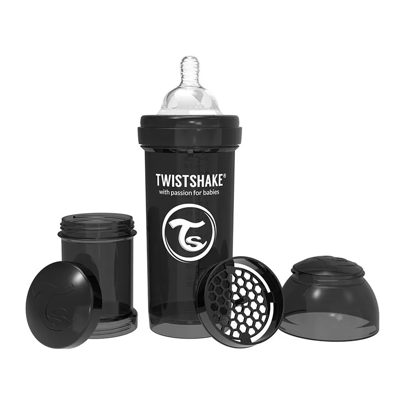 Biberon anti-colique 260ml Noir - 2m+-0
