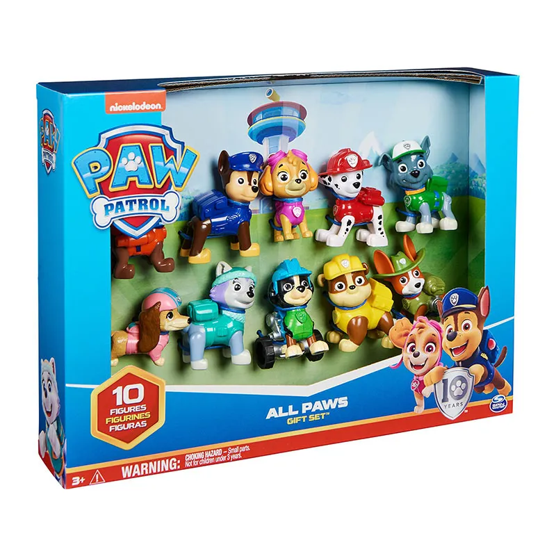 Figurines Pat'Patrouille 10pcs - 36m+-5