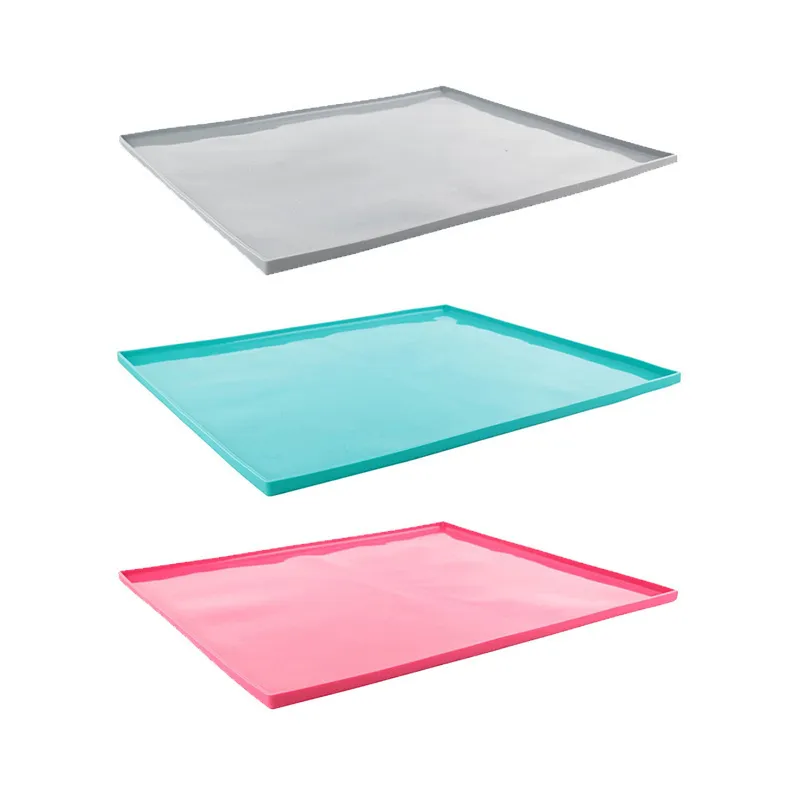 Plaque à génoise silicone XL Aléat. - 41x35cm-0