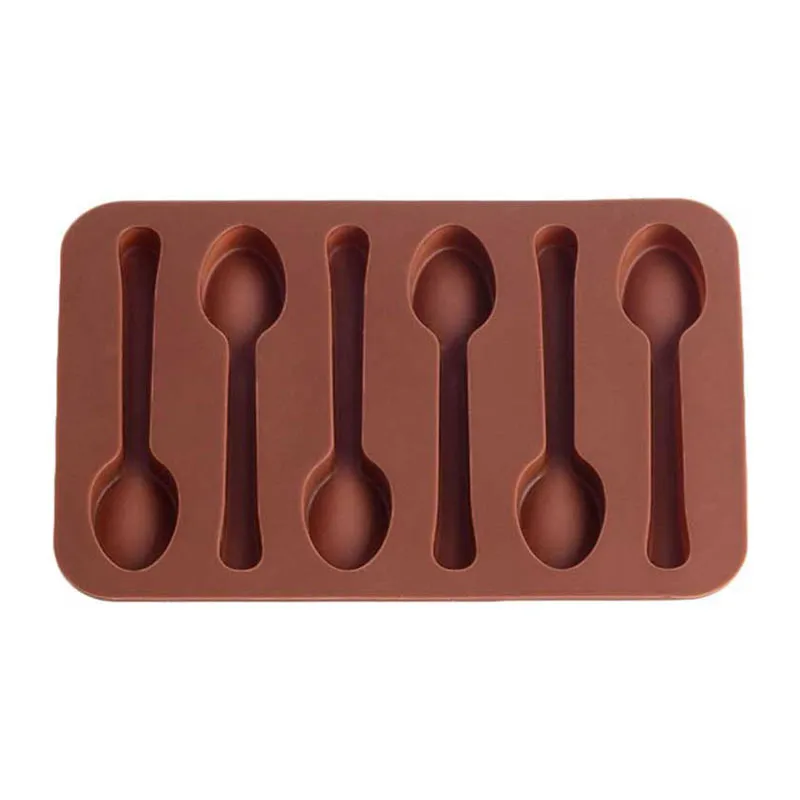 Moule à cuillères en chocolat - 14x10cm-0