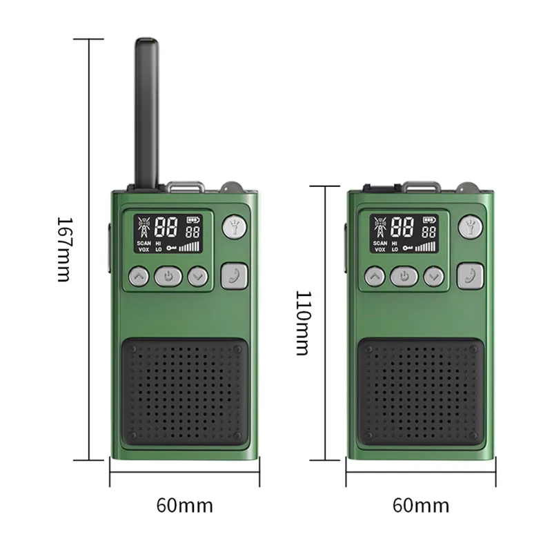 Talkie-Walkie Bricks 5Km Vert - 8+-1