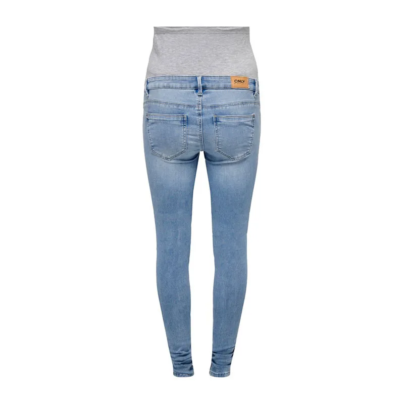 Jean de grossesse Skinny Wauw Only - Bleu denim-4