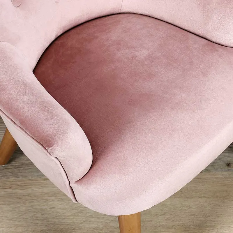 Fauteuil Helsinki enfant Rose - 46x40,5x63cm-5
