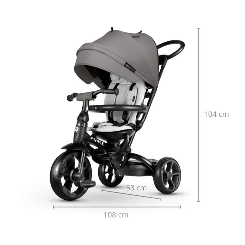 Tricycle New Prime 6en1 Gris  - 10m+-7