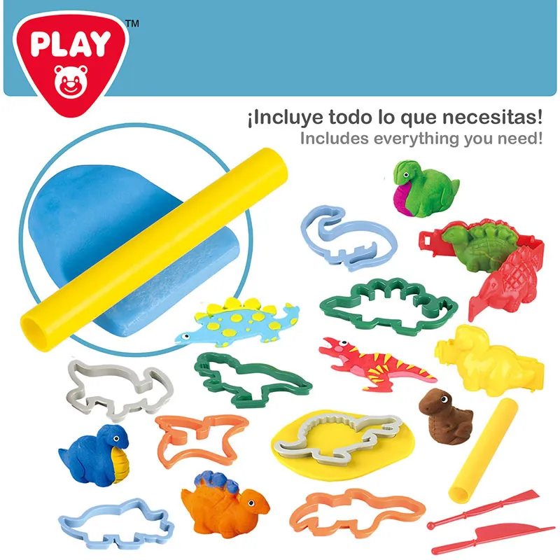Coffret de pâte à modeler Dinosaure - 36m+-2