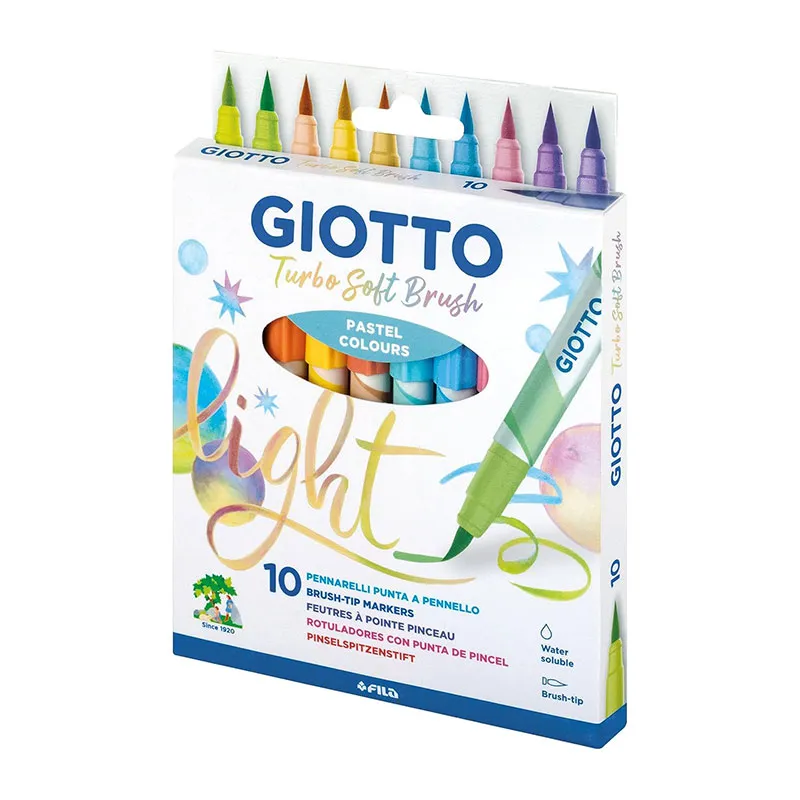 Feutres Turbo soft brush pastel - 10pcs-1