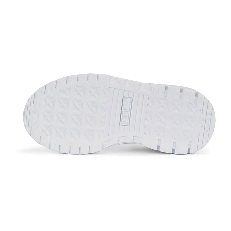 Baskets Fille Mayze Leather - Blanc/Rose Perle/Violet - PUMA-4