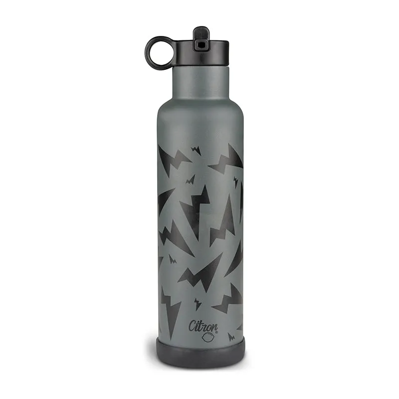 Grande gourde isotherme Tonnerre Noir - 750ml-0