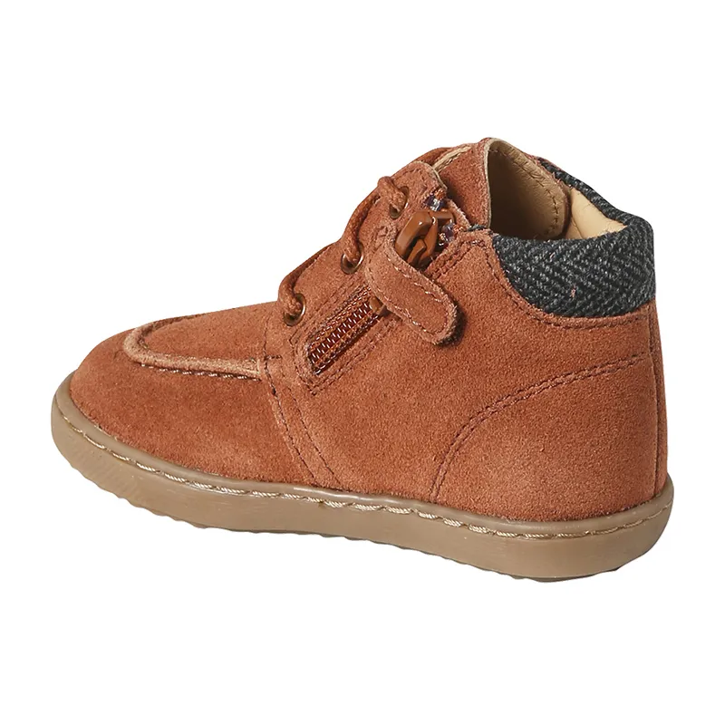 Bottines cuir arturo - Rouille-1