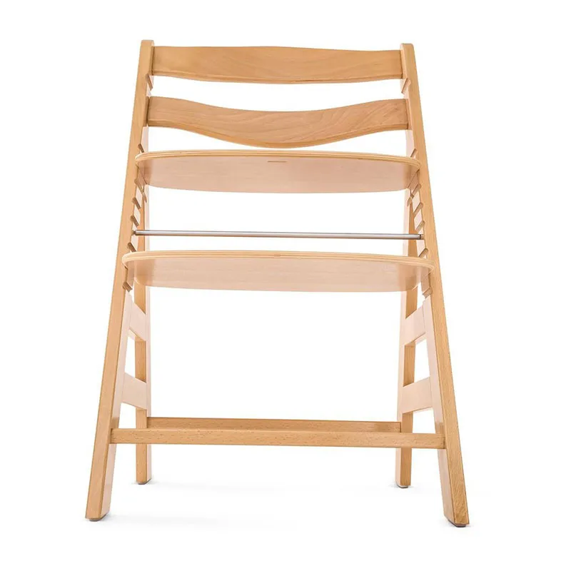 Chaise haute Alpha+ Naturel + Transat Bouncer Alpha 2en 1 Gris - 0m+-8