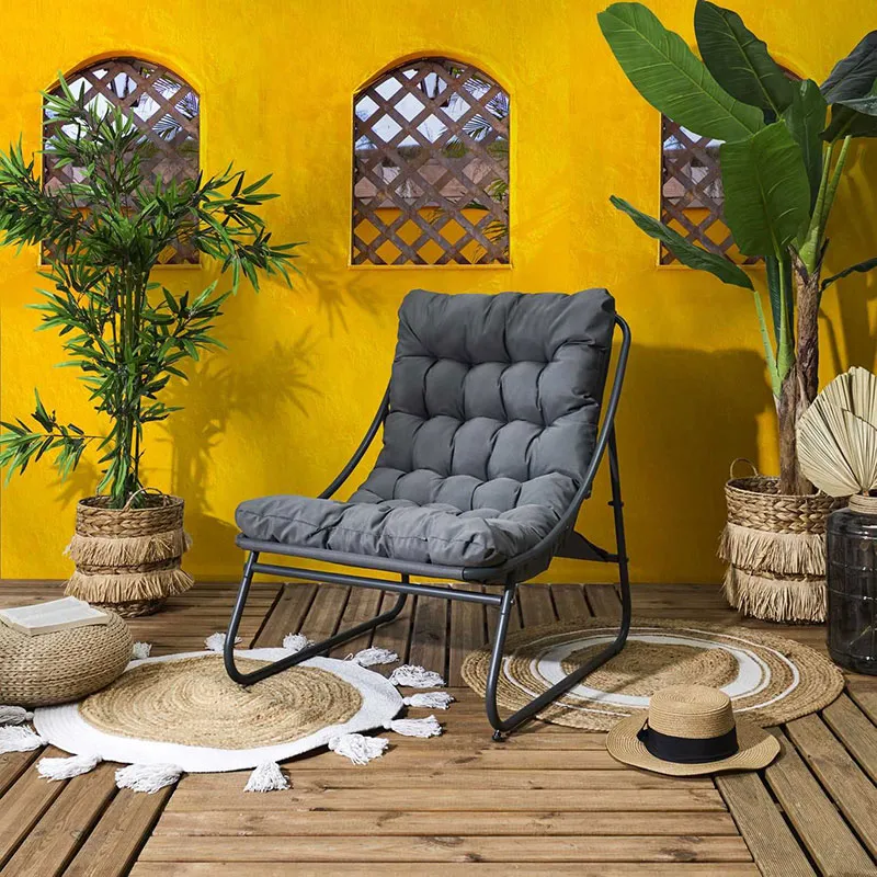 Fauteuil de jardin Dolce Vita Gris - 54cm-1