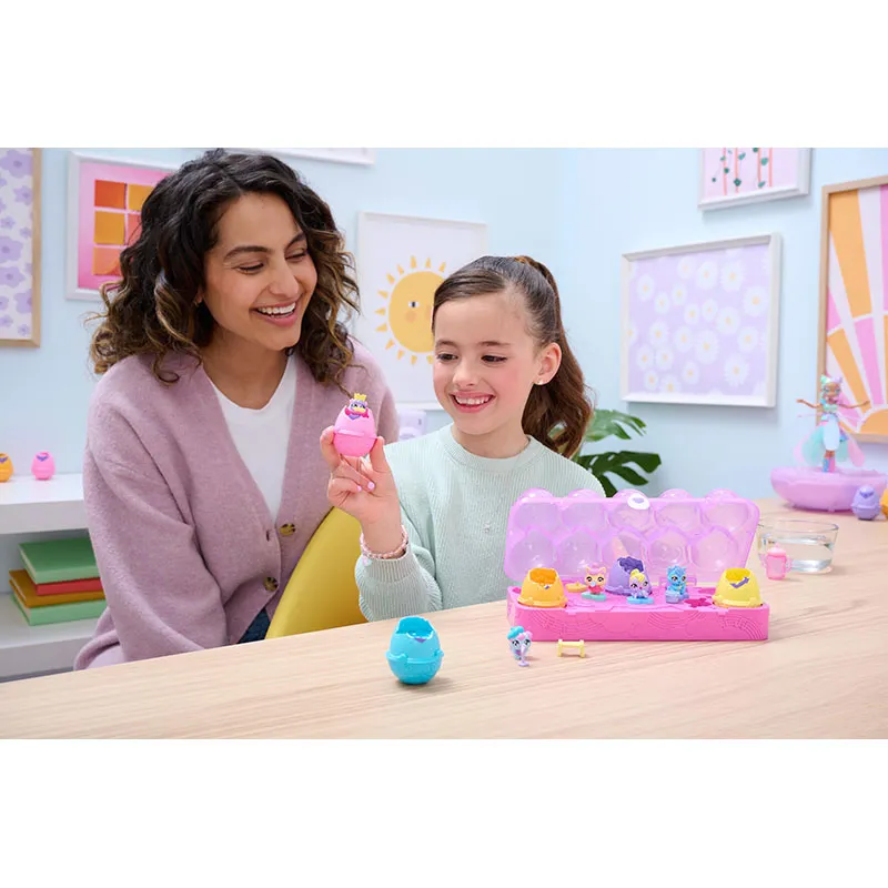 Boîte 5 oeufs + Accessoires Hatchimals Aléa. 18pcs - 36m+-7