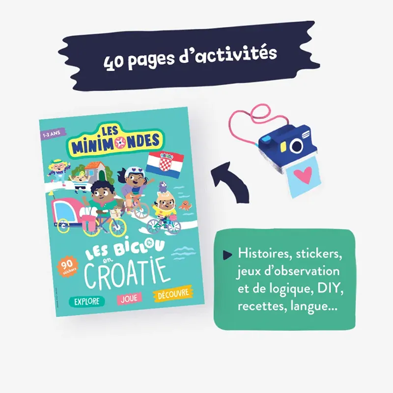 Abonnement 1 an Les Mini Mondes 12n° - 1-3+-8