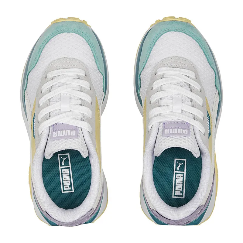 Baskets Fille Cruise Rider Peony - Blanc/Jaune/Vert/Violet - PUMA-2