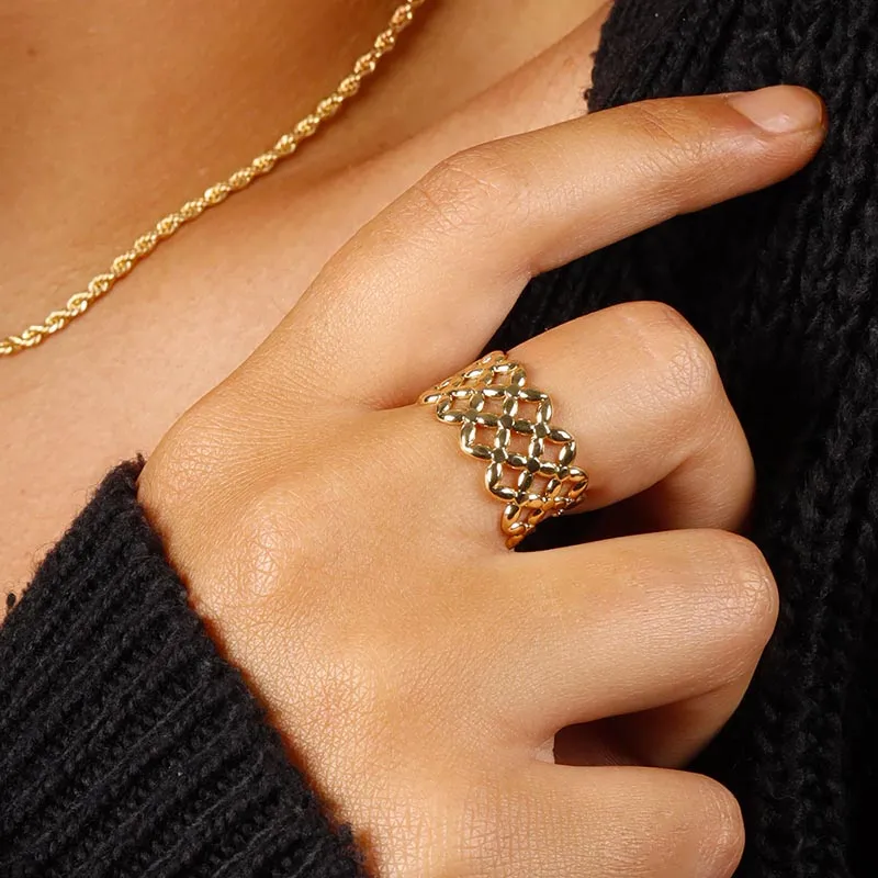 Calendrier de l'avent bijoux Femme - Doré-4