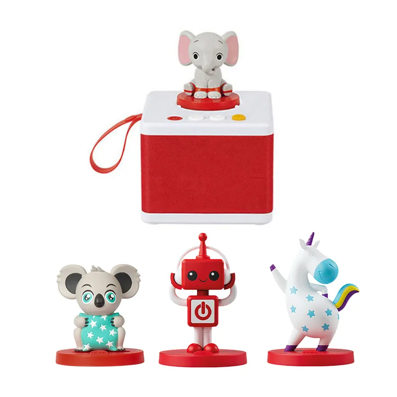 Starter set blanc + 4 Pers. Elé/Robot/Licorne/Koala - 0m+-0