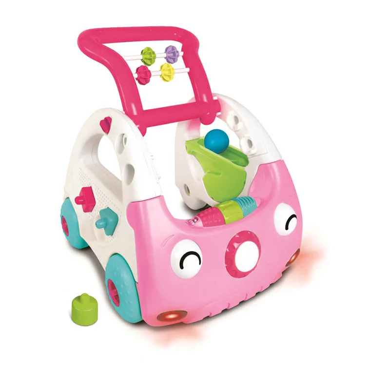 Trotteur d'activités 3en1 Senso Rose - 6m+-0