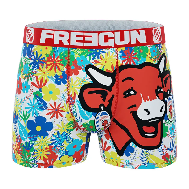 3 boxers homme La Vache Qui Rit - Rouge/Bleu/Blanc-7