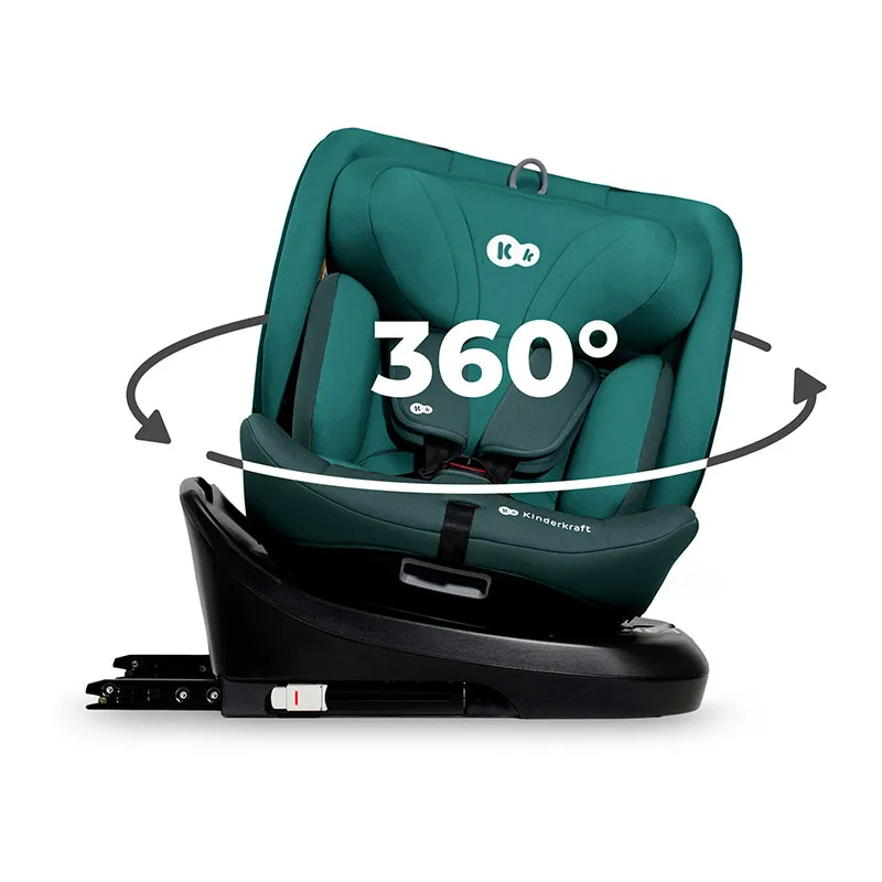 Siège-auto 360° I-Grow i-Size/Isofix 40-150 cm - Vert-4