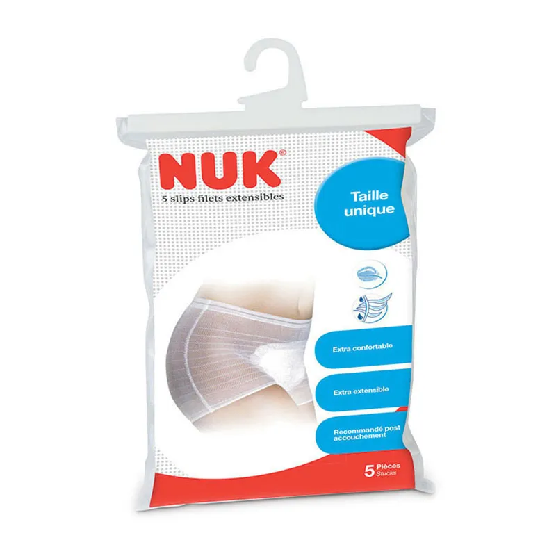 10 Slips filet extensibles Taille Unique - 2x5 - NUK & TIGEX-1