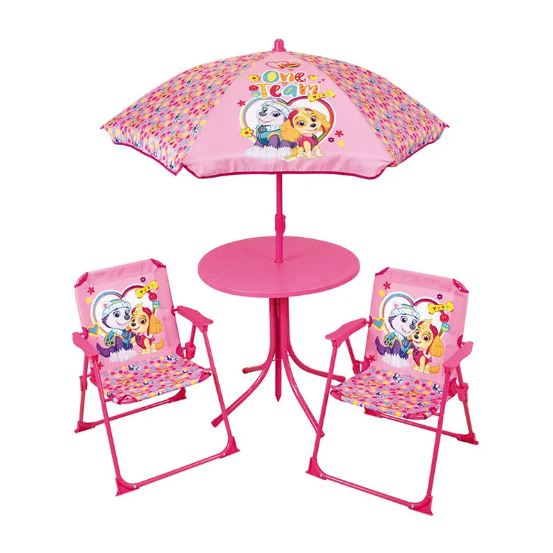 Salon de jardin Pat'Patrouille Rose - 4pcs-0