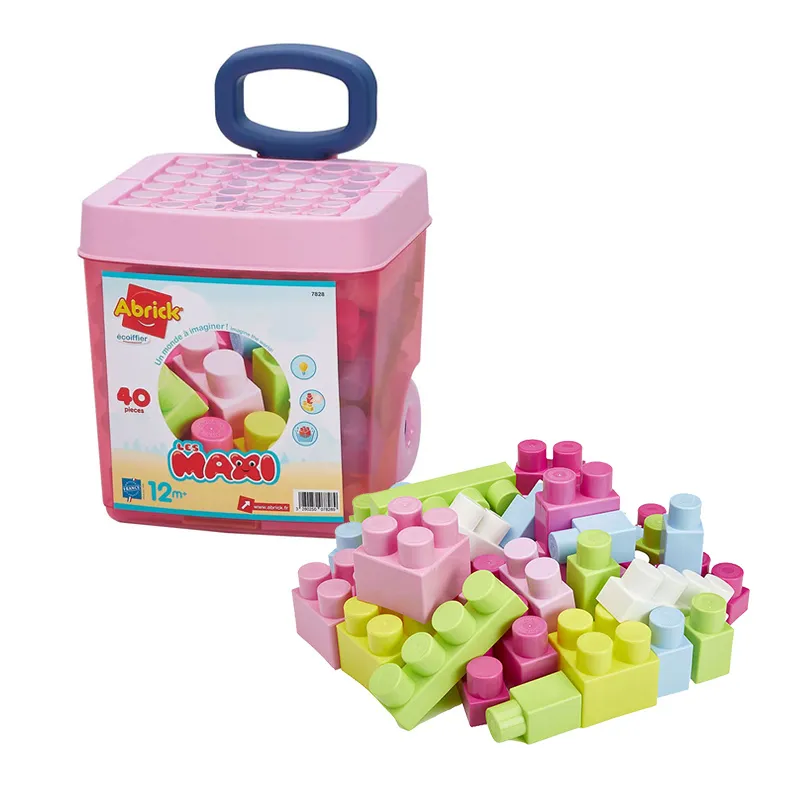 Chariot de briques Rose 40pcs Abrick Maxi - 12m+-0