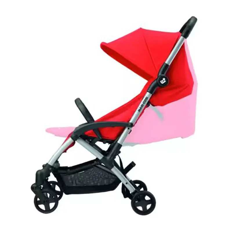 Bebeboutik Trio Poussette Compacte Laika 2 Nomad Red Cosi Rock sans base Nacelle Laika 0m