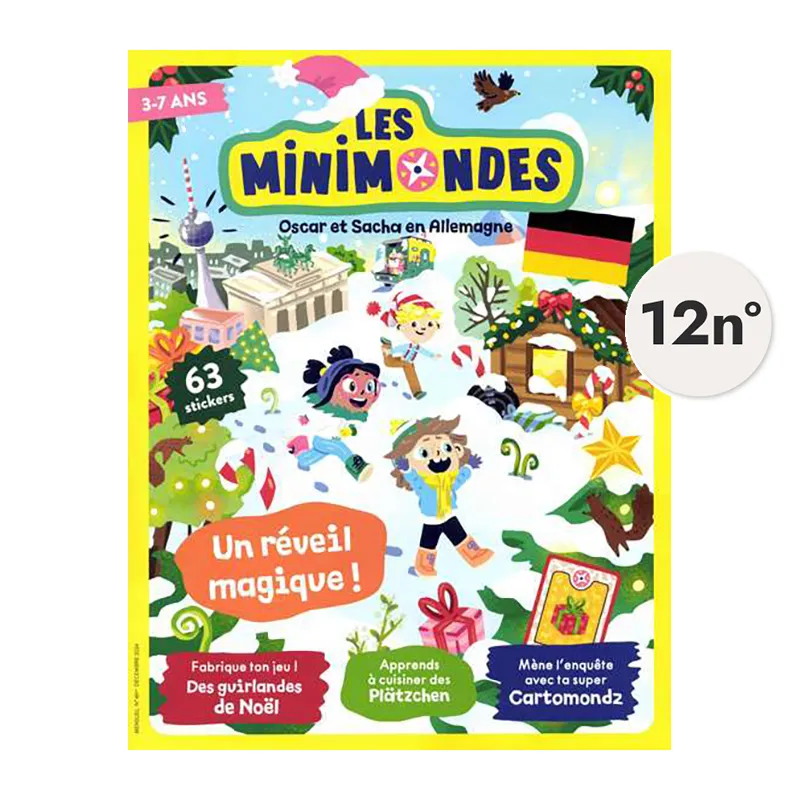 Abo. Mens. Mini Mondes 12n°/1 an - 36m+-0