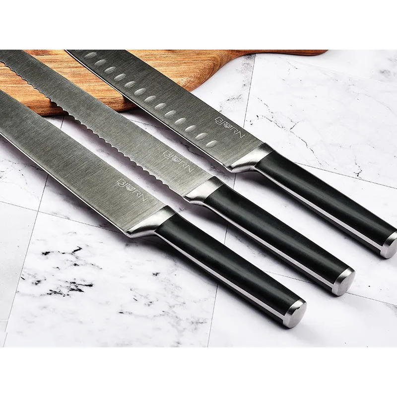 Bloc 6 couteaux de cuisine Jona Rauma - Lame 9/13/18/20cm-4