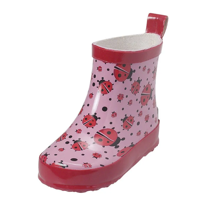 Bottes de pluie basses Coccinelle - Rose clair-0