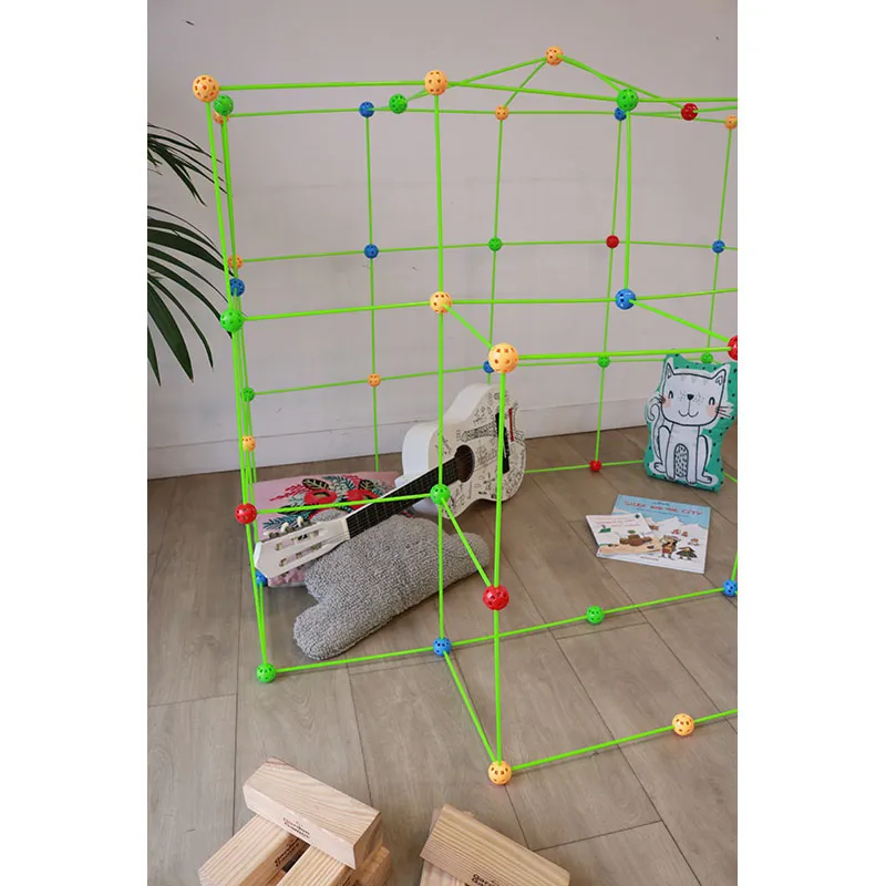 Kit de construction de cabane Magicastle 175pcs - 3+-11