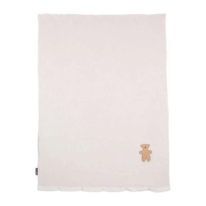 Housse de couette + Taie d'oreiller Beige - 100x140cm-1