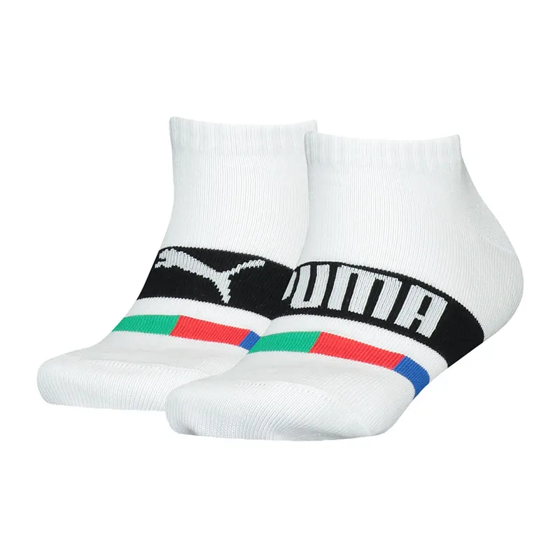2 paires de chaussettes pour baskets Enfant Puma - Blanc/Multi-0