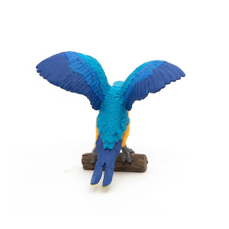 Perroquet Ara bleu - 9x9,5cm-4
