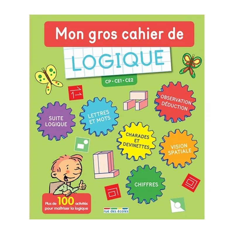 Mon gros cahier de logique du CP au CE2 - 7+-0
