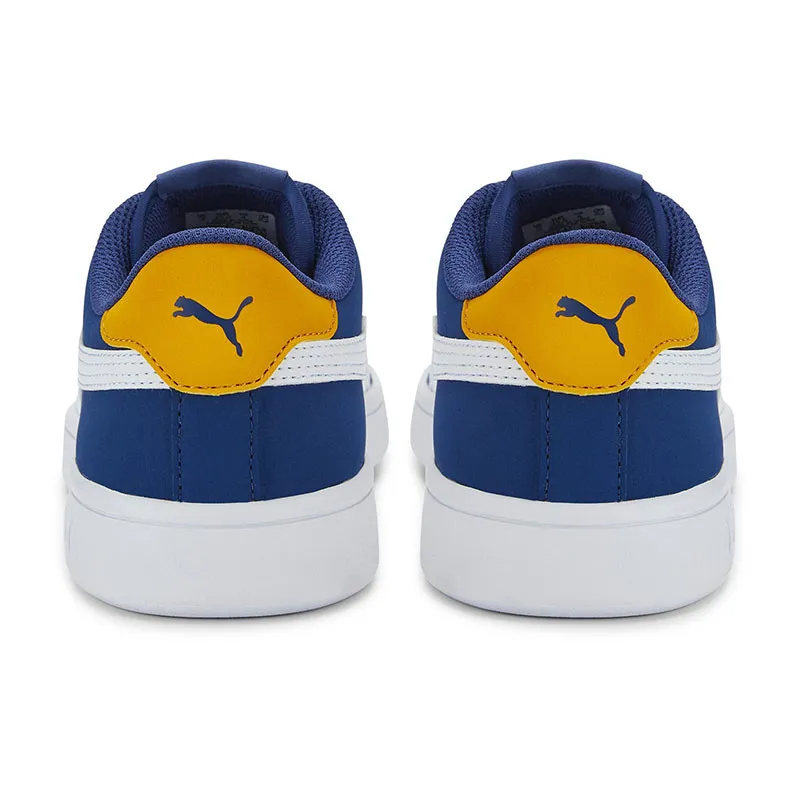 Baskets Garçon Smash V2 Buck Puma - Bleu/Blanc/Jaune-4